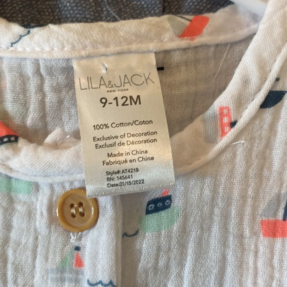 LILA&JACK 2 Rompers - Picture 4 of 6